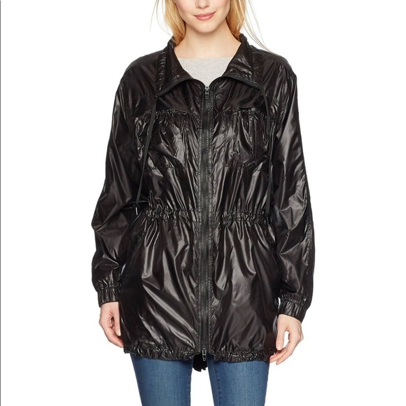 💕HP💕Blank NYC black windbreaker rain jacket - Picture 2 of 12